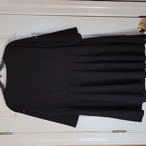 SHEIN Pearl Beaded Black Dress 2XL Waistshaper Fit & Flare - Picture 5 of 5